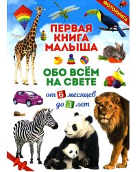 Первая книга малыша обо всем на свете. От 6 месяцев до 3 лет