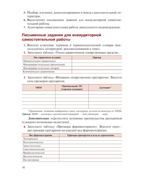 Клиническая фармакология для медицинских специальностей. Практикум: Учебное пособие. 2-е изд., перераб. и доп