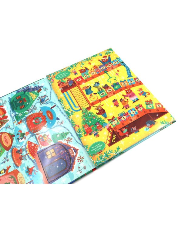 Новый год в лесу (книга-игра с окошками)