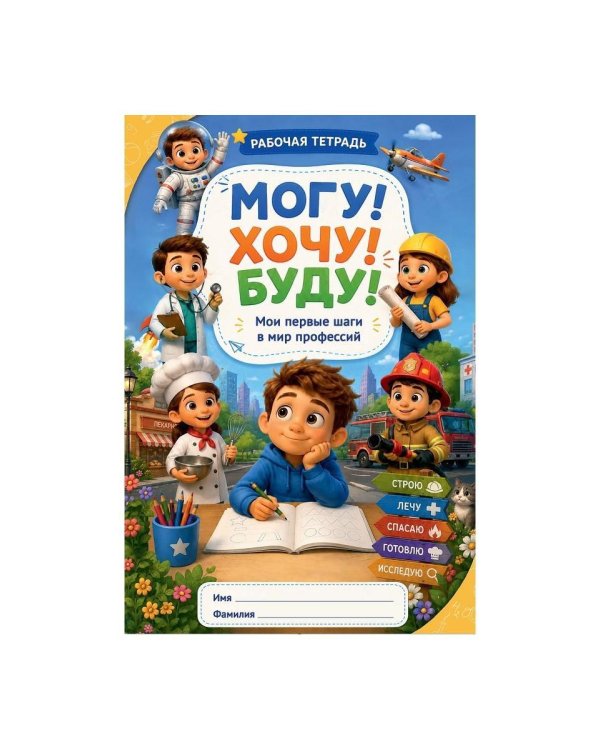 Дополнительное изображение книги «Могу! Хочу! Буду! Знакомство с миром профессий: Рабочая тетрадь»