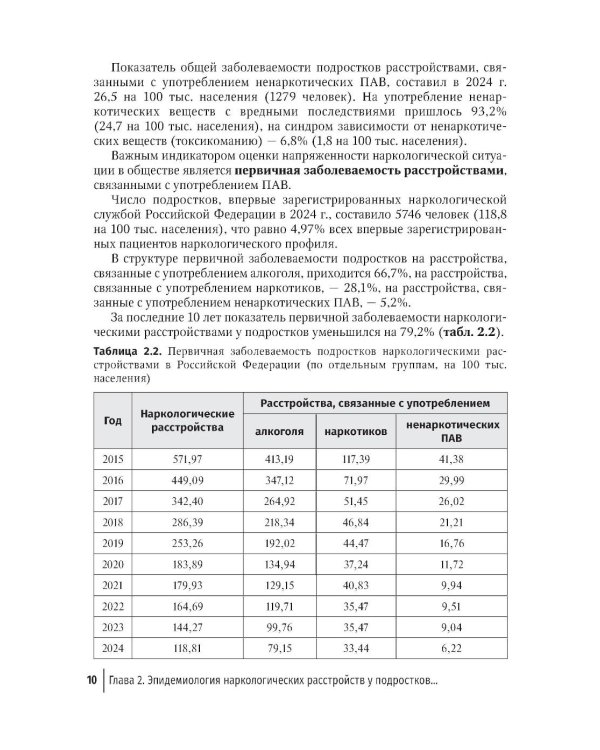 Подростковая наркология: руководство для врачей