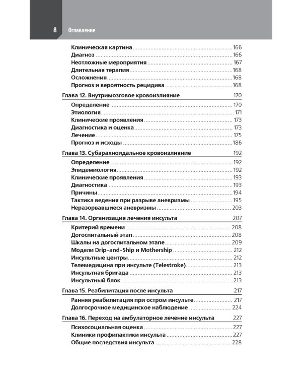 Ведение острого инсульта