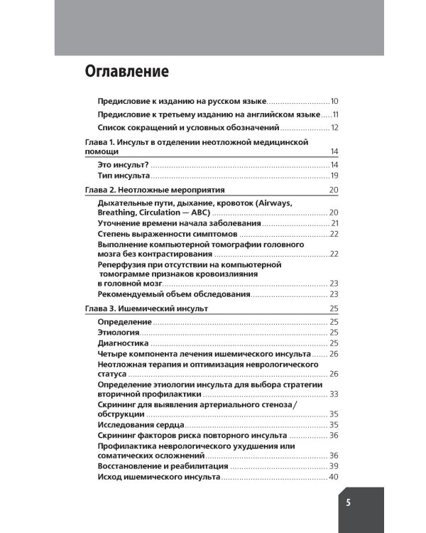 Ведение острого инсульта