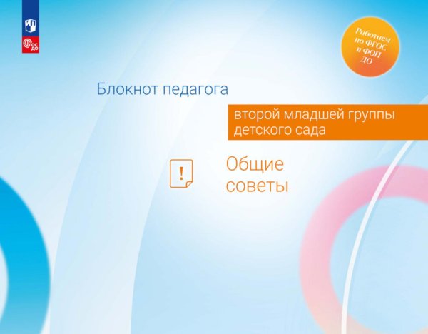 Работаем по ФГОС и ФОП ДО Блокнот педагога второй младшей группы детского сада. Общие советы