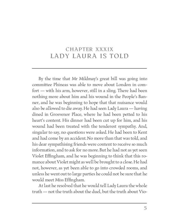 Palliser novels. Phineas Finn 2