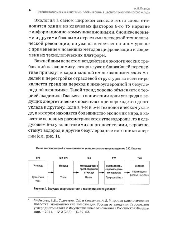 Зеленая экономика как инструмент формирования шестого технологического уклада