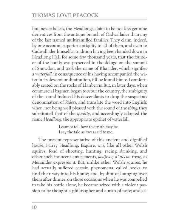 Headlong Hall = Безумный Дом: кн. на англ.яз