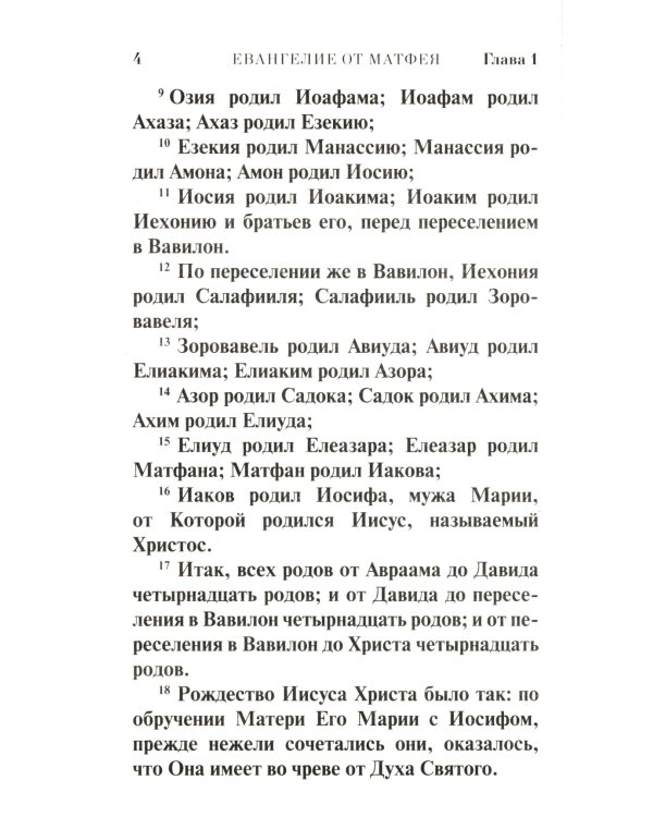 Святое Евангелие (красная)
