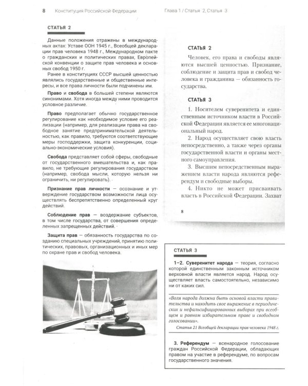 Подробный иллюстрированный комментарий к Конституции РФ