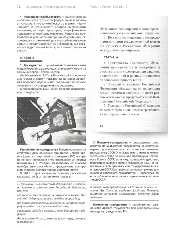 Подробный иллюстрированный комментарий к Конституции РФ