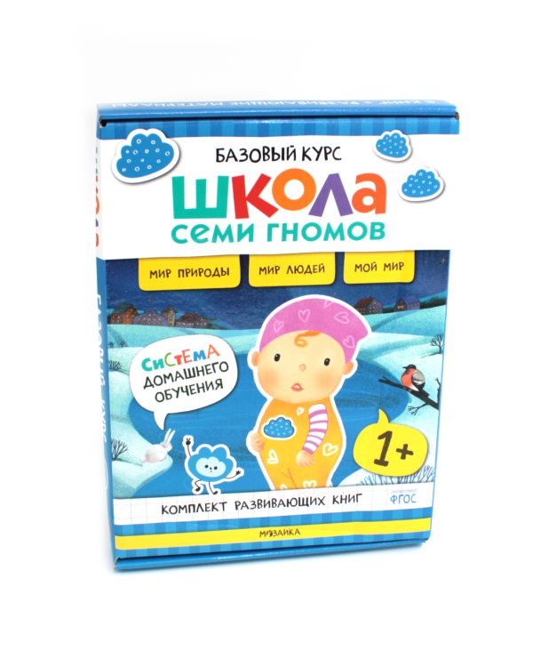Школа Семи Гномов. Базовый курс. Окружающий мир. 1+ (комплект из 6 кн. + развивающие игры)