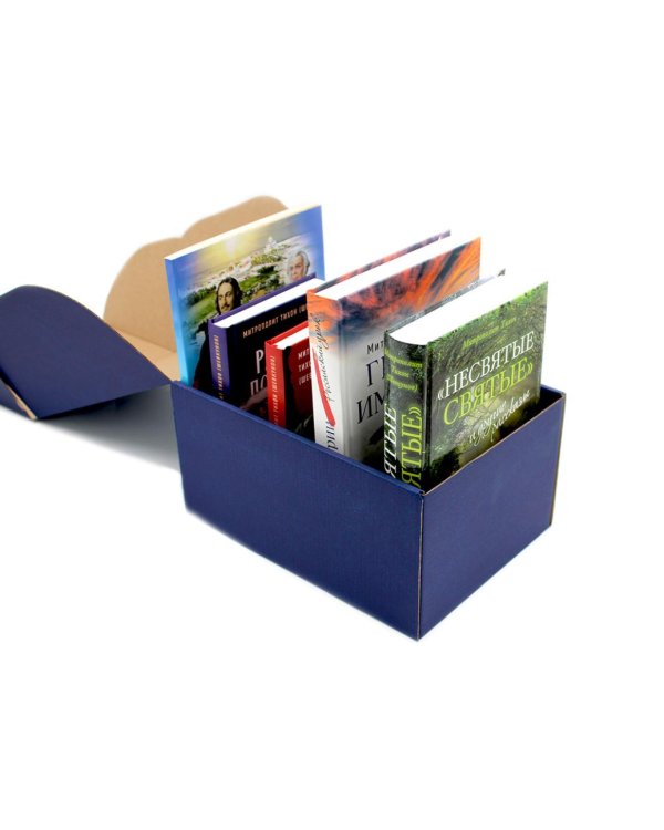 Мысли великих…: сборник цитат; Гибель империи; Радость покаяния; Несвятые святые и другие рассказы, Твое Воскресение (комплект из 5-ти книг + коробка)