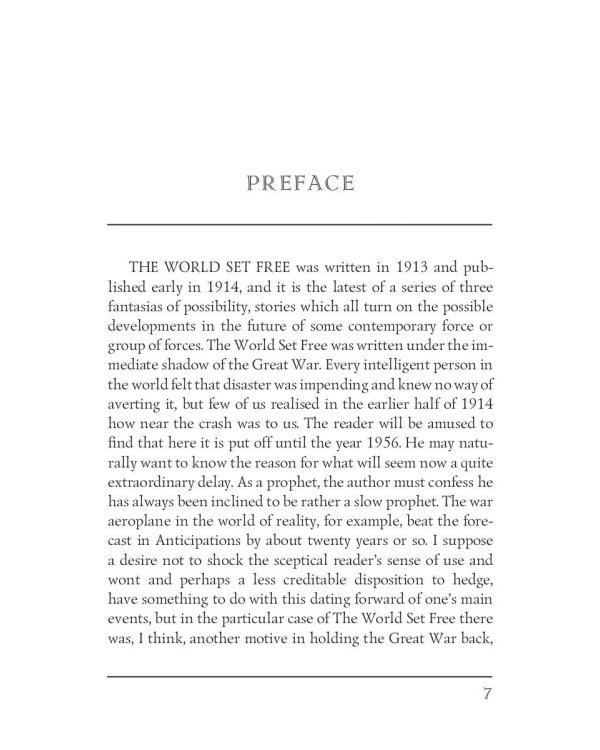 The World Set Free