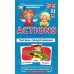 Английский язык. Действия (Actions). Читаем предложения. 6 уровень. 48 карточек