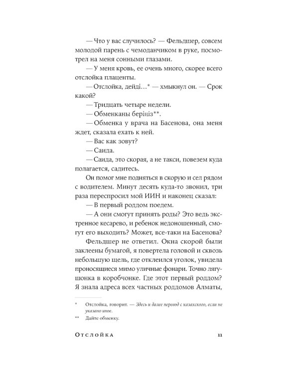 Отслойка: роман