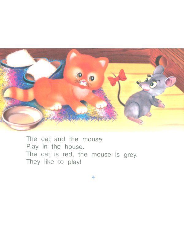 The Cat and the Mouse = Кошка и мышка. (книга на англ. яз.)