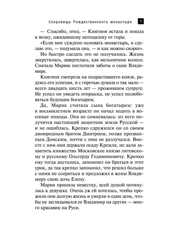 Сокровища Рождественского монастыря: роман