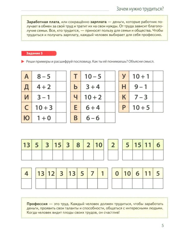 Комплект из 3-х тетрадей для обучения финансовой грамоте детей 5-7 лет