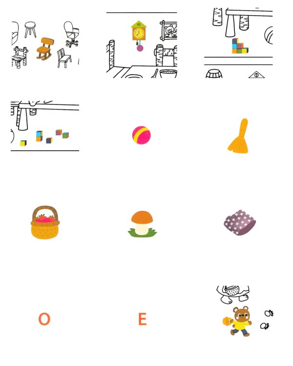 Играем с любимыми сказками: Теремок, Три медведя: 5-6 лет (+ наклейки)
