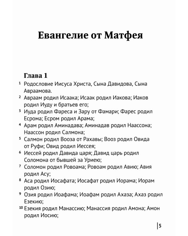 Святое Евангелие Господа нашего Иисуса Христа. Евангелия от Матфея, Марка, Луки, Иоанна