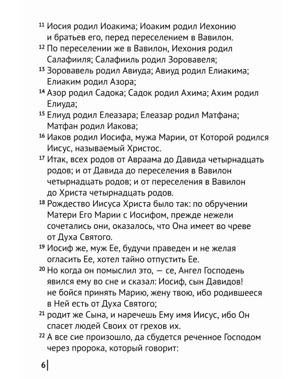 Святое Евангелие Господа нашего Иисуса Христа. Евангелия от Матфея, Марка, Луки, Иоанна