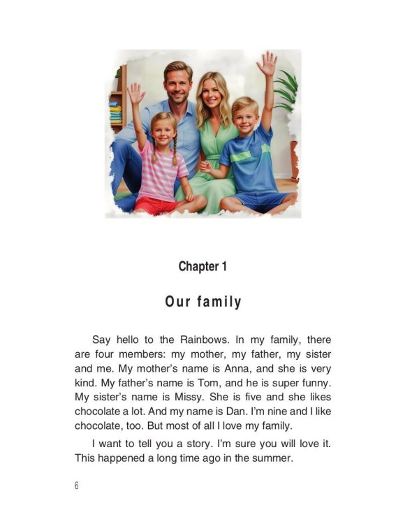 A friendly family книга на англ.языке