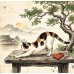 Дополнительное изображение книги «Японские коты. Календарь настенный на 2027 год»