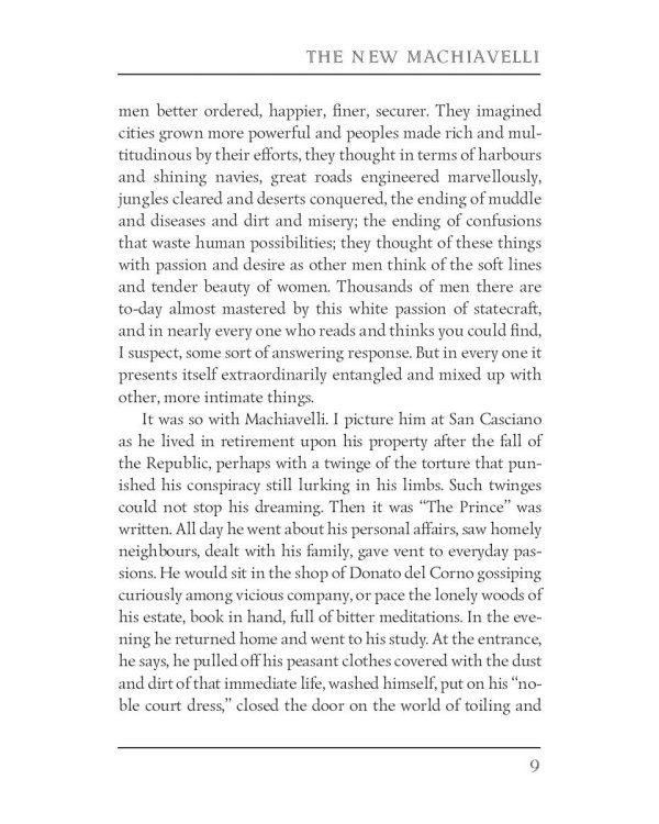 The New Machiavelli