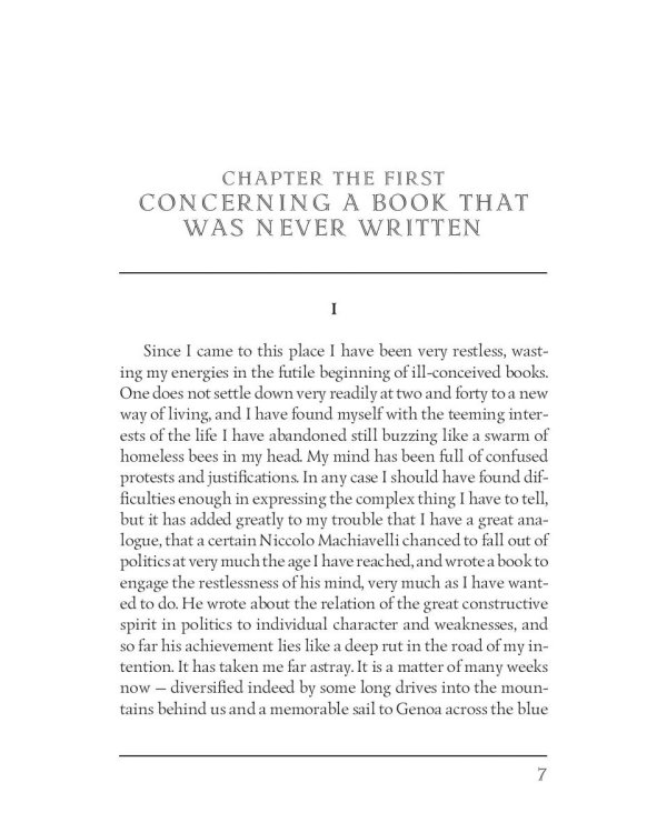 The New Machiavelli