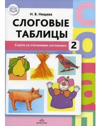 Слоговые таблицы - 2. Слоги со стечением согласных