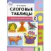Слоговые таблицы - 2. Слоги со стечением согласных