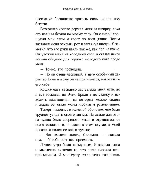 История кота Соломона и Элен, которой было непросто