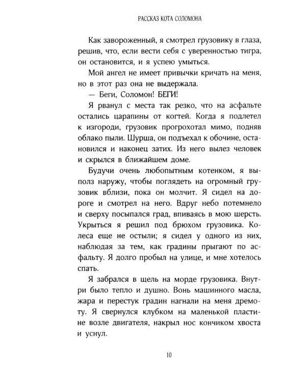 История кота Соломона и Элен, которой было непросто