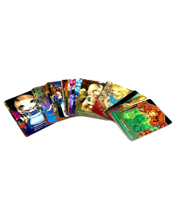 Алиса в Стране чудес. Карты-предсказания (45 карт в картонной коробке + брошюра с интструкцией)