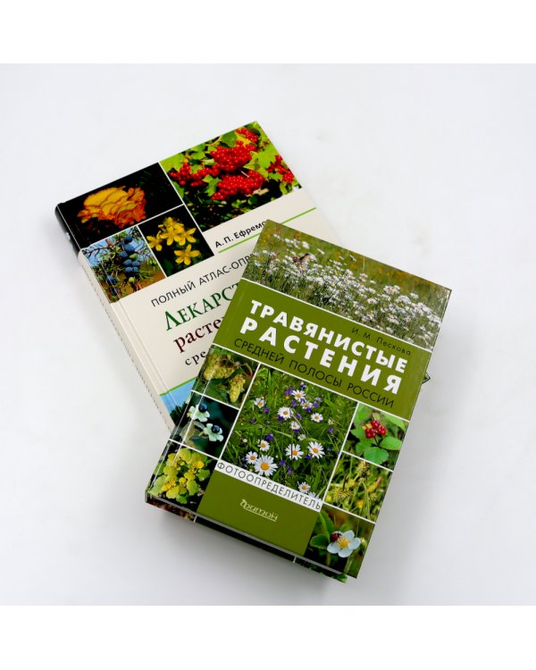 Растения средней полосы России: Фотоопределители (комплект из 2-х книг)