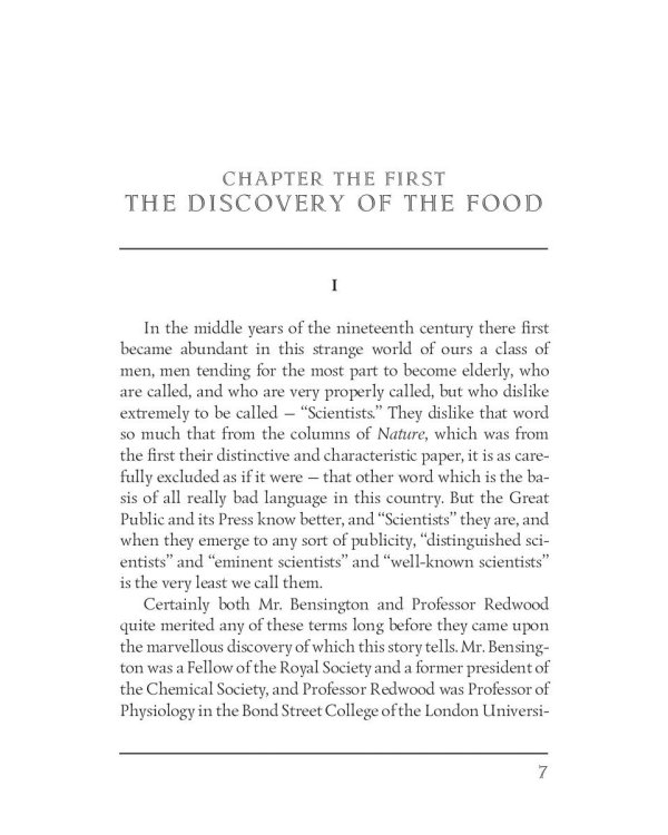 The Food of the Gods and How It Came to Earth