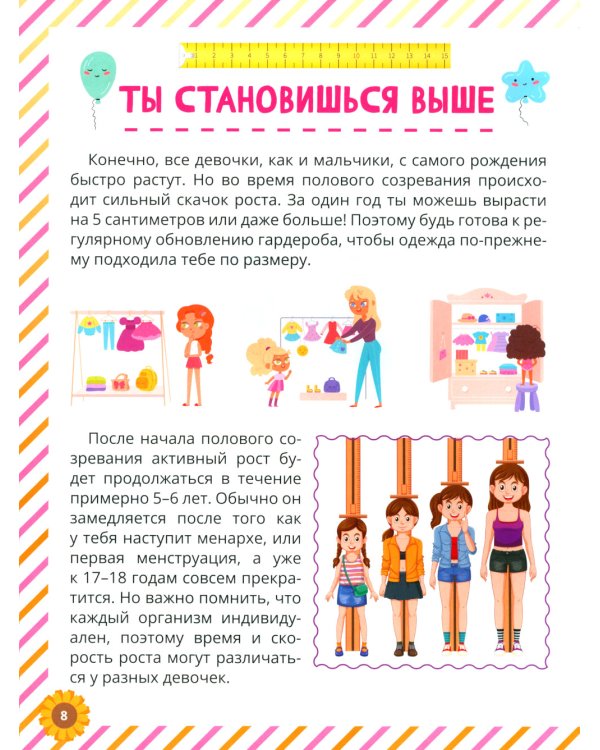 Почему меняется мое тело? Книга о половом воспитании для девочек от 9 до 13 лет