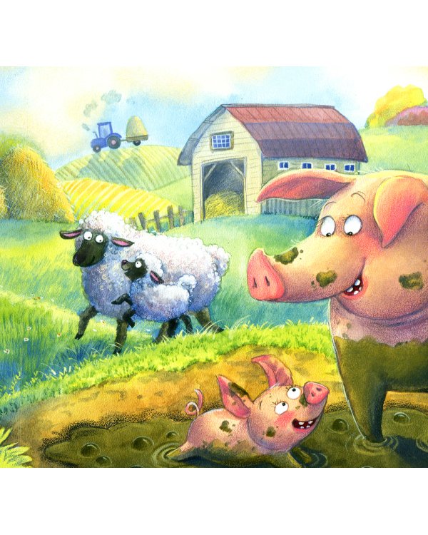 Мамы учат малышей