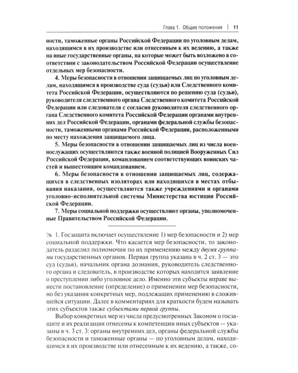 Комментарий к ФЗ "О государственной защите потерпевших, свидетелей и иных участников уголовного судопроизводства"