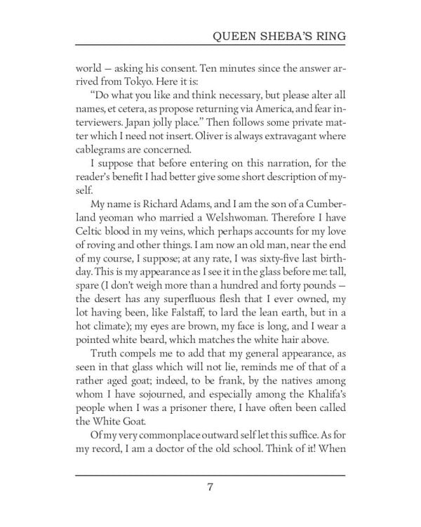 Queen Sheba's Ring = Перстень Царицы Савской: на англ.яз