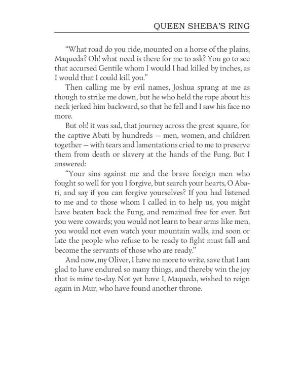 Queen Sheba's Ring = Перстень Царицы Савской: на англ.яз