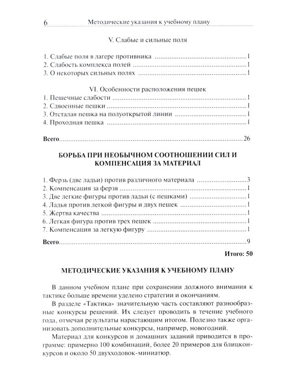 Программа подготовки шахматистов II разряда