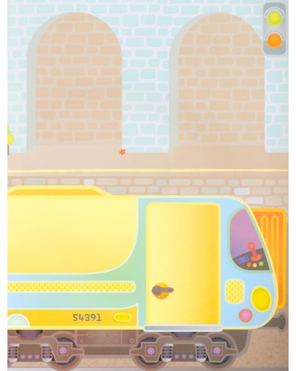 Make a Picture Sticker Book. Trains, Trucks & Tractors