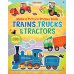 Make a Picture Sticker Book. Trains, Trucks & Tractors