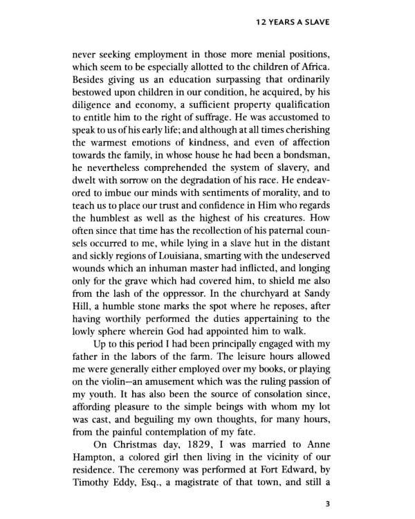 12 Years a Slave: A True Story