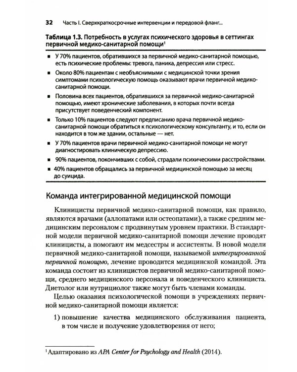 Сверхкраткосрочные когнитивно-поведенческие интервенции: новая практическая модель в области психического здоровья и интегрированной помощи