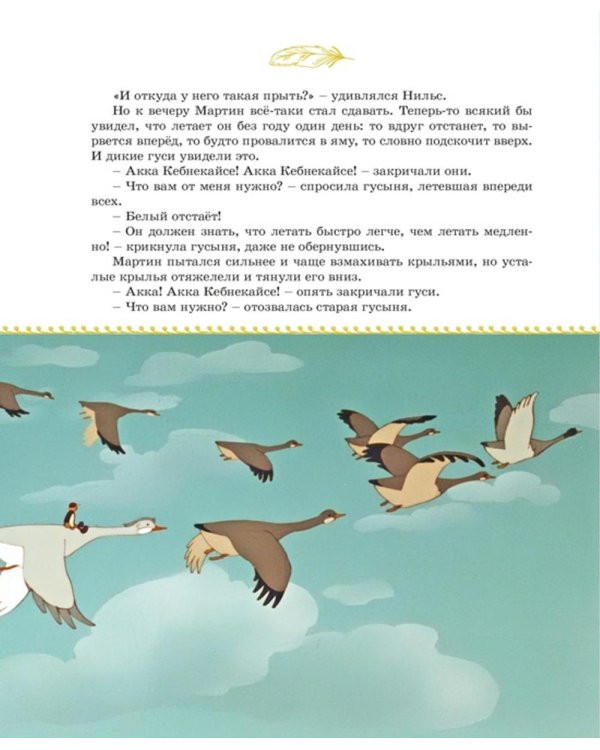 Чудесное путешествие Нильса с дикими гусями: повесть-сказка