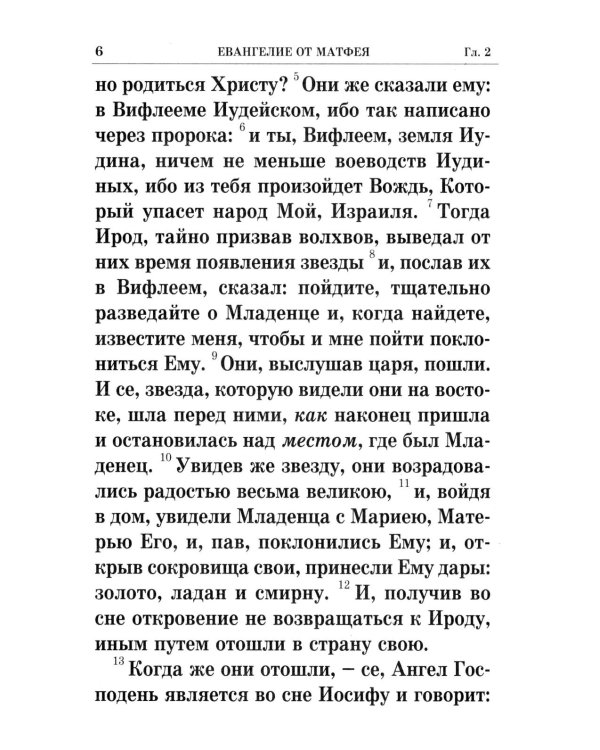 Святое Евангелие крупным шрифтом: р/я