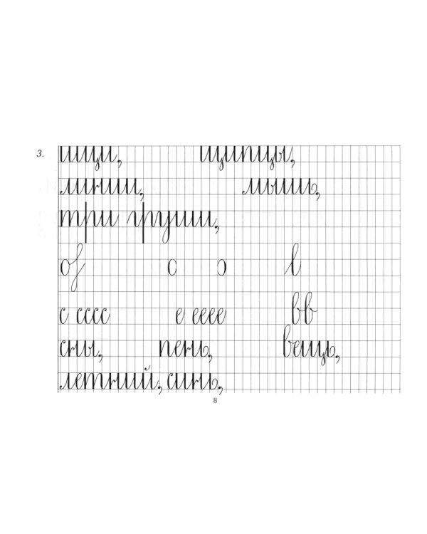 Репринтные прописи с калькой. Кн. 2 (к пособиям Е.И.Евсеева "Прописи для упраж. в прямом почерке",1912 г. и Д.А.Писаревского "Почерк",1926 г.) 3-е изд