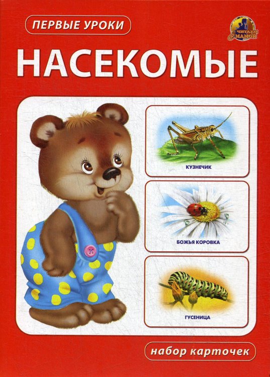 Первые уроки Насекомые. Набор карточек